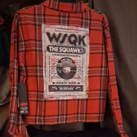 NWT! Stranger Things Flannel - Picture 6 of 11
